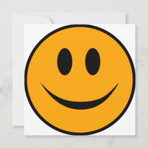 Carte Emoji du visage souriant