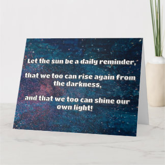 Carte Empath Shine Positive Encouragement Citation