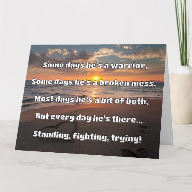 Carte Empath Strength Positive Citation Encouragement (Devant)
