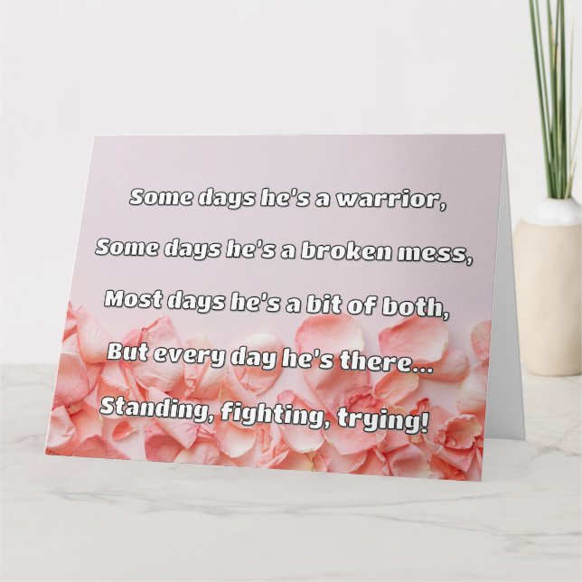 Carte Empath Strength Positive Citation Encouragement (Devant)