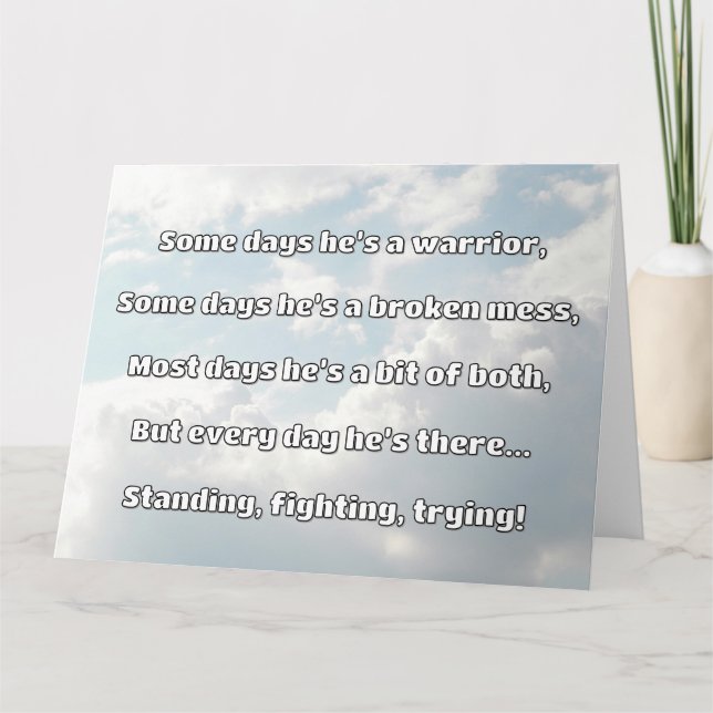 Carte Empath Strength Positive Citation Encouragement (Devant)