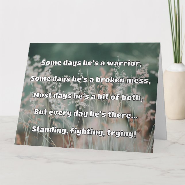 Carte Empath Strength Positive Citation Encouragement (Devant)