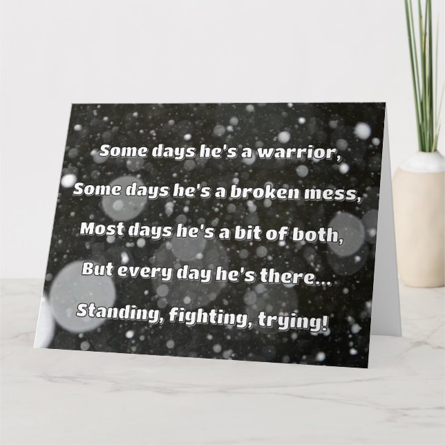 Carte Empath Strength Positive Citation Encouragement (Devant)