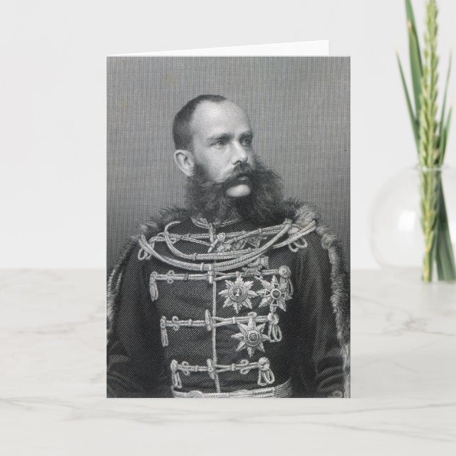 Carte Empereur Franz Joseph I de l'Autriche (Devant)