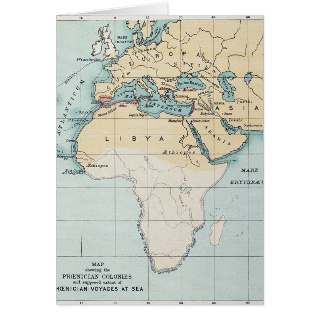 CARTE : EMPIRE PHÉNICIEN (Devant)