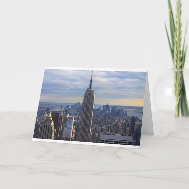 Carte Empire State Building NYC, NY (Devant)