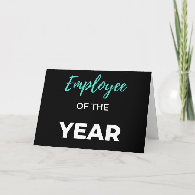 Carte Employee of the Year (Devant)
