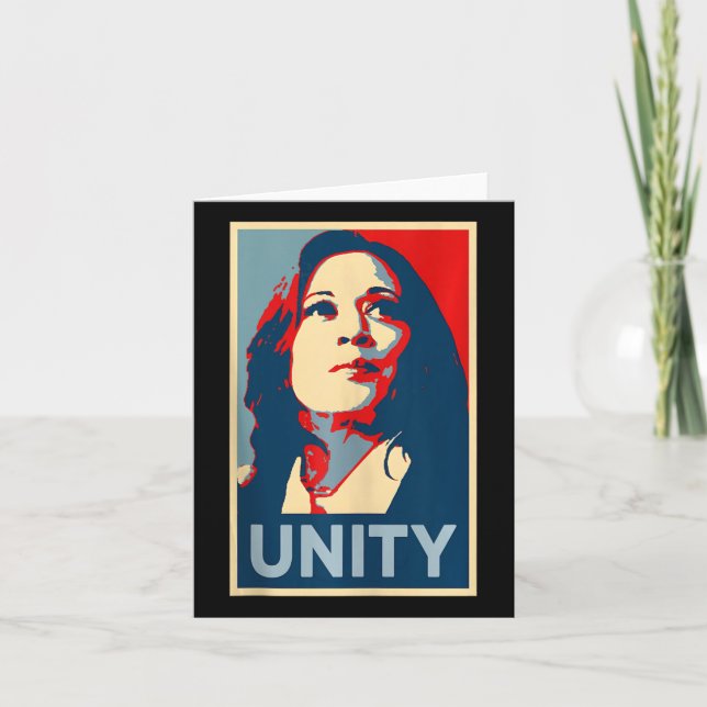 Carte Empower Unity Kamala Harris Hope Poster 47 Rally W (Devant)