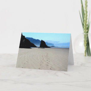 Carte Empreintes Dans Le Sable