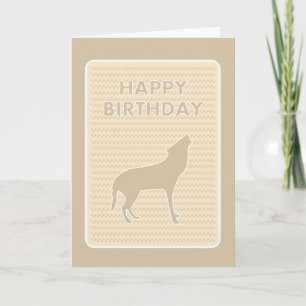 Carte Empreintes de pattes Joyeux anniversaire