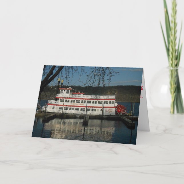 Carte "EMPRESS Riverboat" Birthday Card (Devant)