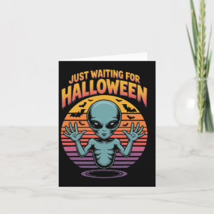 Carte En attente des vidéos Aliens d'Halloween