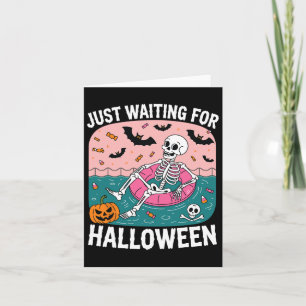 Carte En Attente D'Halloween Funny Humour Sarcastique H