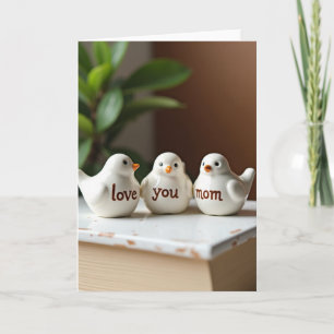 Carte en céramique "Je t'aime Maman"