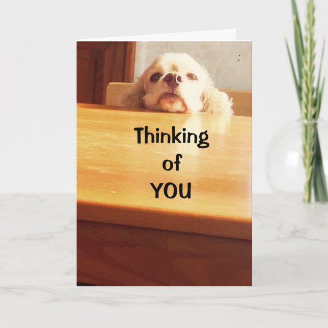 CARTE EN ESPÉRANT QUE VOUS VOUS SENTEZ "MIEUX" BIENTÔT ! (Devant)