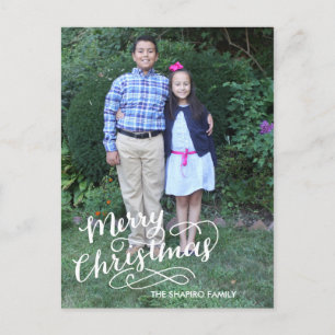 Carte en lettres de vacances de main