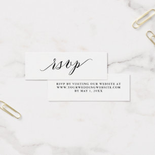 Carte en ligne l'épousant de la typographie RSV