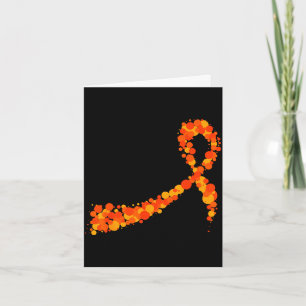Carte En mars, portez un ruban orange pour la sclérose e