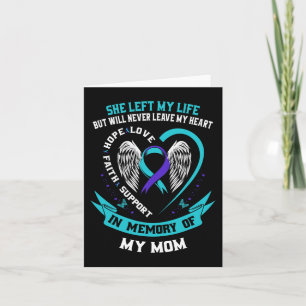 Carte En mémoire de ma mère Perte de mère Sensibilisatio