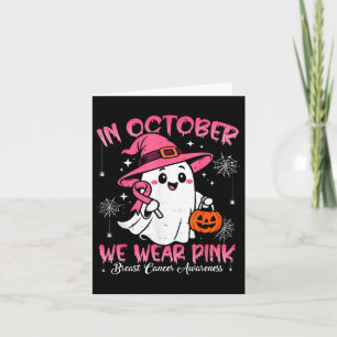 Carte En Octobre Nous Portons Des Chemises Roses Contre