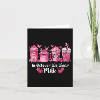 Carte En Octobre Nous Portons Le Café Rose Spice Cancer