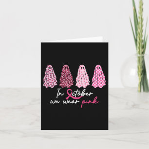 Carte En Octobre Nous Portons Le Cancer Du Sein Rose Che