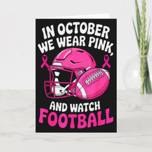 Carte En Octobre Nous Portons Nk Cancer Sein Football Se