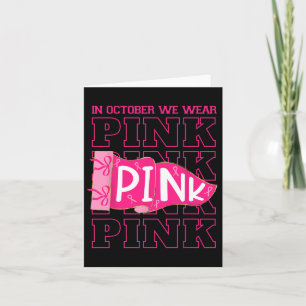 Carte En Octobre Nous Portons Pink Breast Cancer Awarene