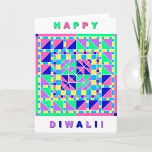 Carte en pastel de Rangoli Diwali