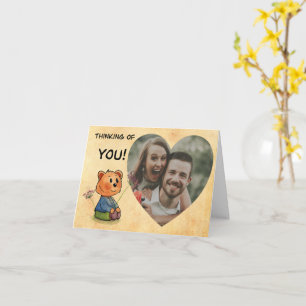 Carte En pensant à toi, personnalise la photo !
