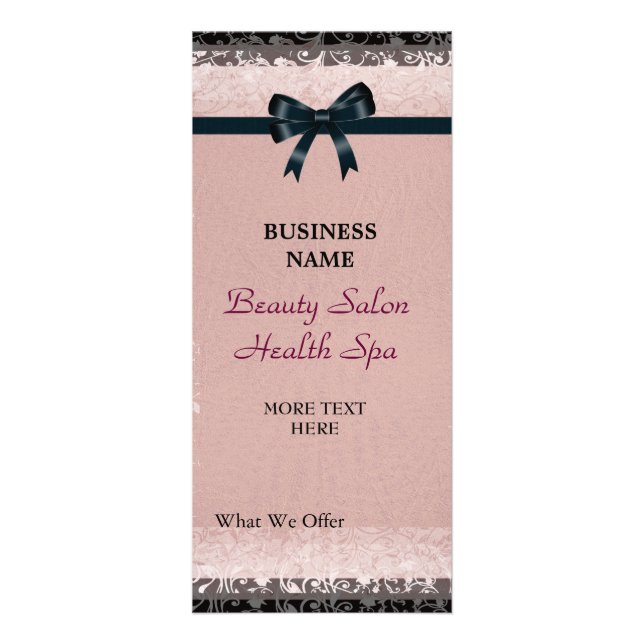 Carte en rack Antique Papier rose Vieux (Devant)