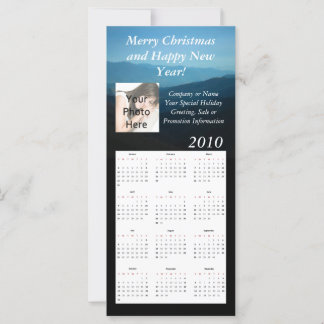 Carte en rack Calendrier personnalisé, Noël/Nouvel