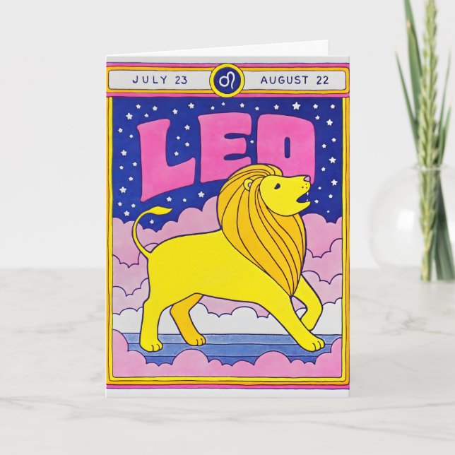 Carte en relief Leo (Devant)