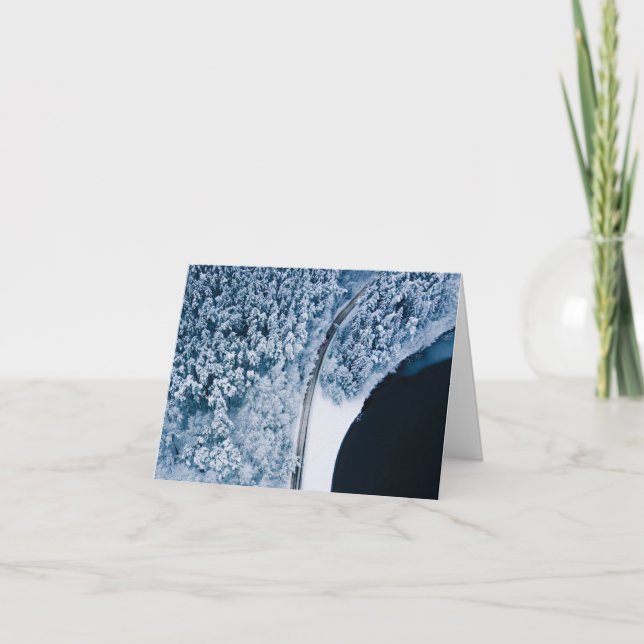 Carte En Route Pour Noël (Devant)