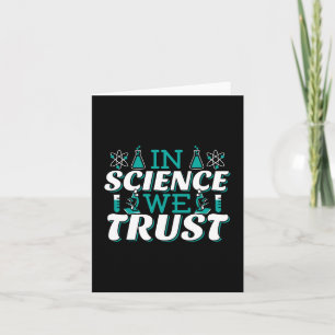 Carte En Science, nous faisons confiance Citation - Ense