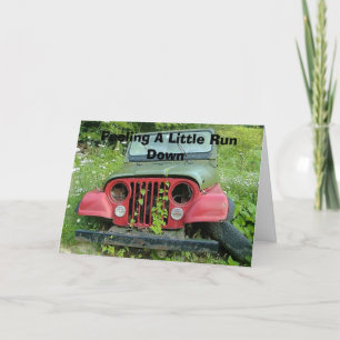 Carte En sentant courez vers le bas