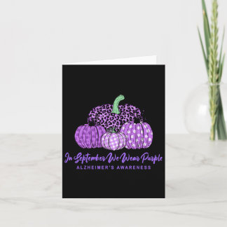 Carte En Septembre Nous Portons Violet Pour Heimerheimer