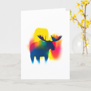 Carte en silhouette de peinture en vaporisateur co