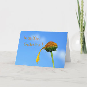Carte En souvenir silencieux