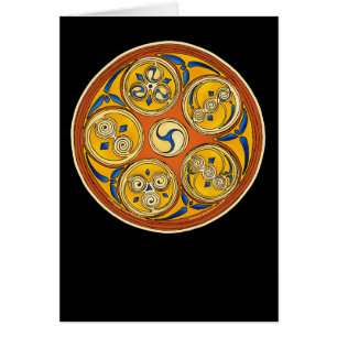 Carte en spirale celtique, conception de