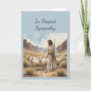 Carte En Sympathie profonde, le Seigneur est mon berger