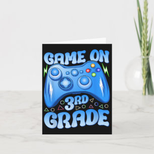 Carte En Troisième Année De Retour À L'École Jeux Vidéos
