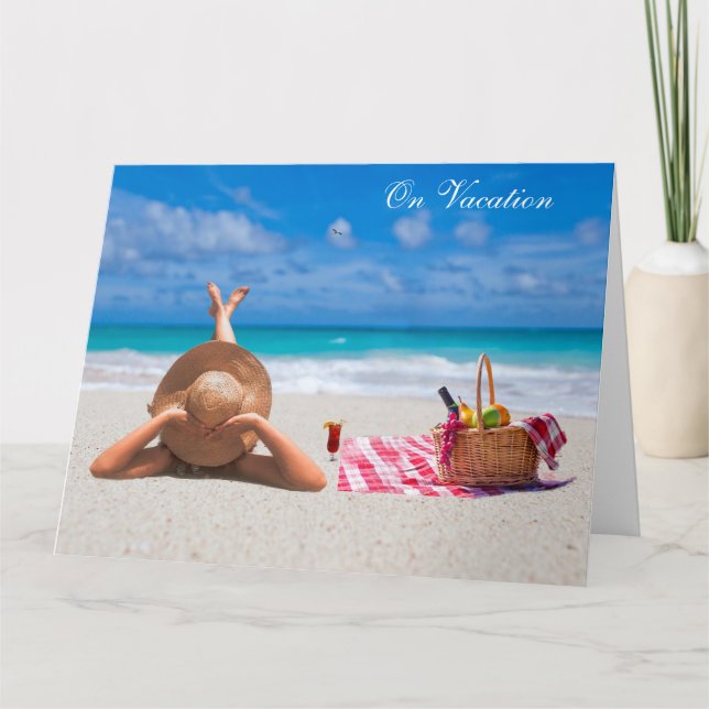 Carte En vacances (Devant)