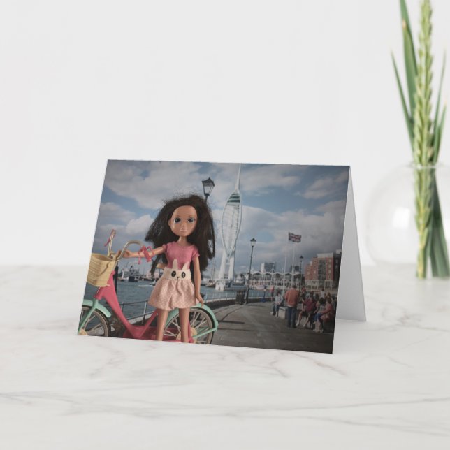 Carte En vadrouille à vélo. (Devant)