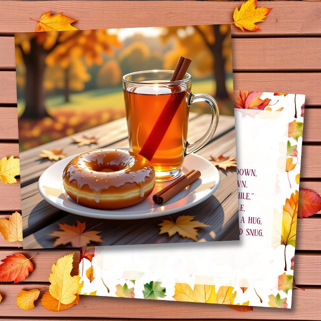 Carte En vous envoyant des bénédictions d'automne (Créateur téléchargé)