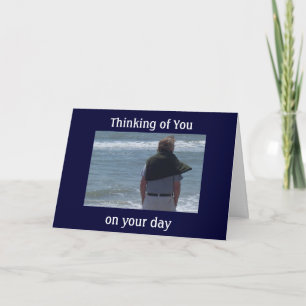 CARTE EN VOUS PENCHANT À VOTRE **ANNIVERSAIRE**
