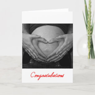 Carte Enceinte, Félicitations !