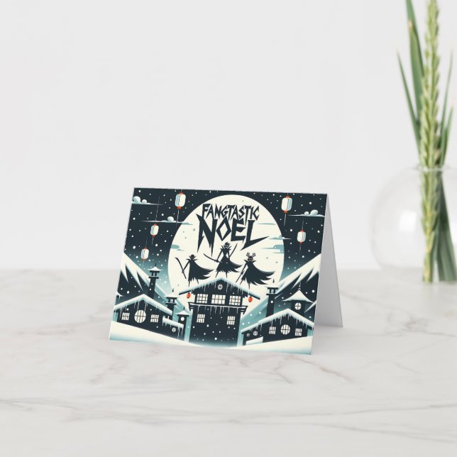 Carte Encore un Noël fantaisiste (Devant)