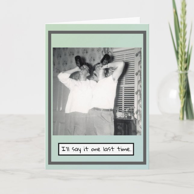 Carte Encouragement à cesser de boire (Devant)