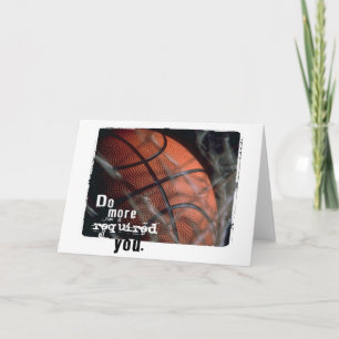 Carte encouragement au basket